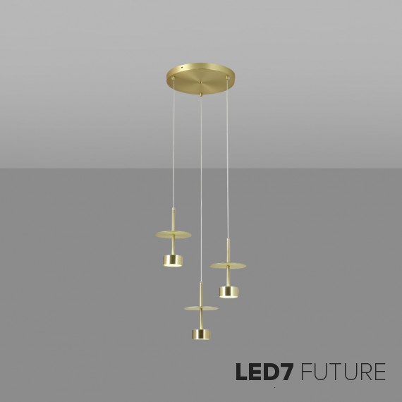 Loft Industry Modern - Brass Rain